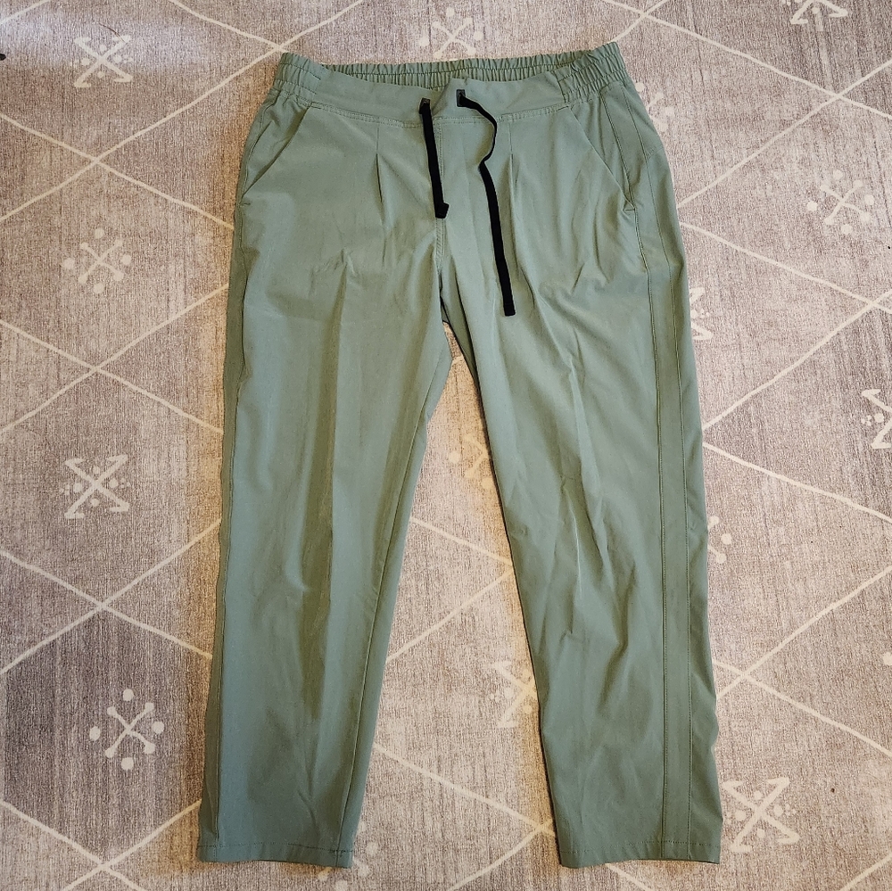 Sage Green Crop Pants
